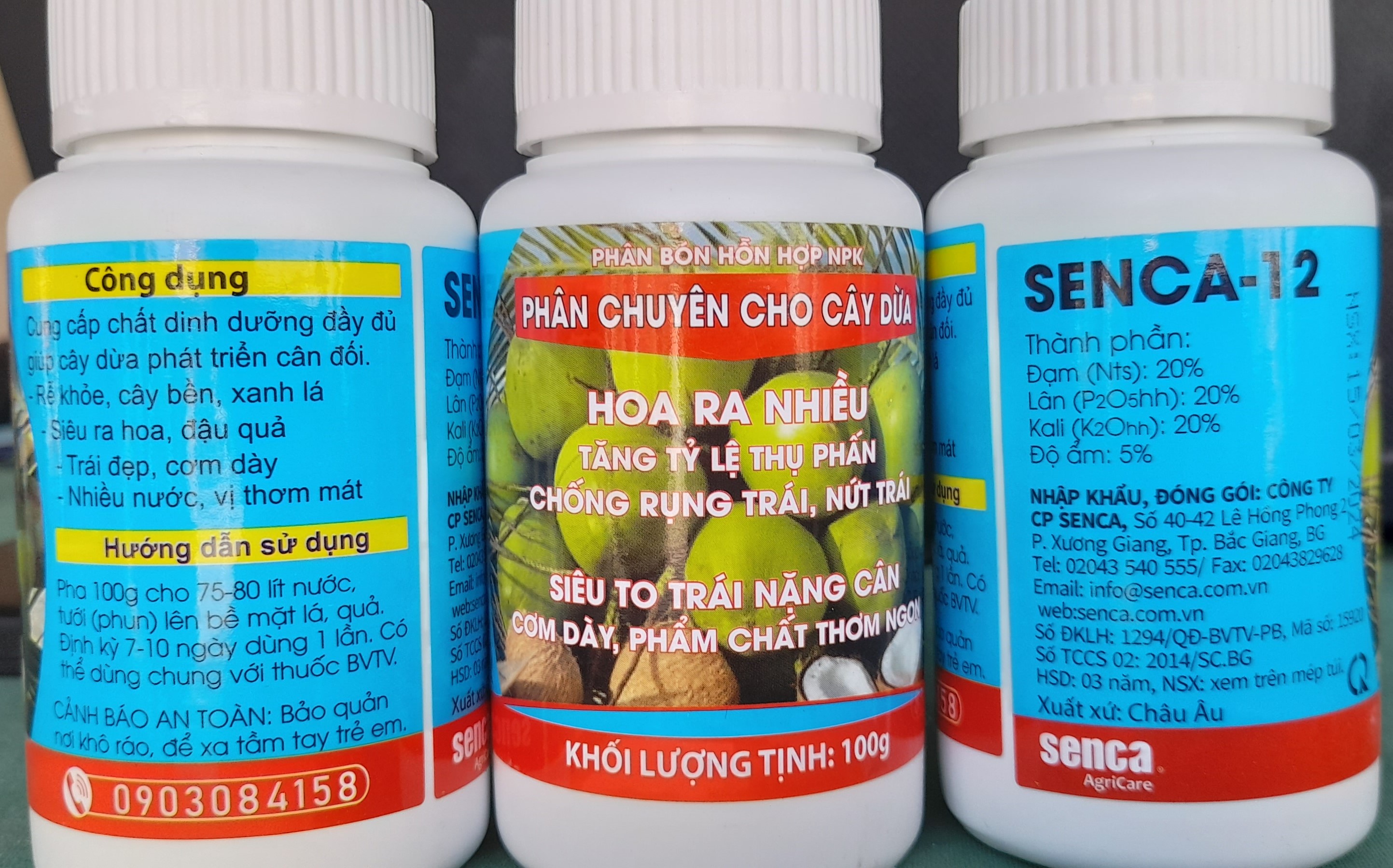 Siêu lớn trái dừa - Senca 12 100gram